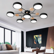Semi-Flush Modern Halo LED Ceiling Light