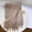 Luxury Winter Scarf Solid Color
