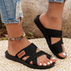 FJØRNA Aiyana™ orthopedic sandals with cushioned straps and supportive soles, shown on a model's feet.