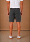 Men’s cargo shorts by FJØRNA with relaxed fit, utility pockets, casual summer style, shown in neutral color.