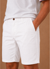Men's FJØRNA chino shorts in smart casual cotton blend with tailored fit, shown in a relaxed fit style.