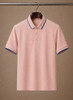 Men's FJØRNA classic tipped polo shirt in cotton, smart casual fit with a clean collar and contrasting tipped design.