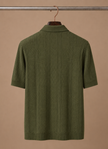 Men's summer polo shirt by FJØRNA, slim fit, breathable casual men's polo shirt worn in a relaxed setting