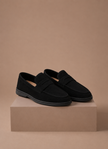 Men's summer slip-on loafers by FJØRNA, casual smart shoes for men, featuring a sleek design and comfortable fit.