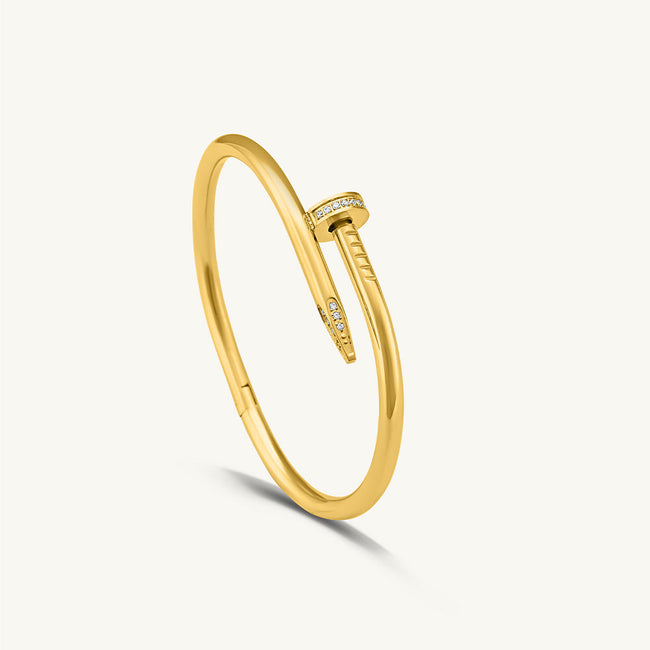 Emma – Gold Bangle Bracelet for Women - Elegant/Chic | Jewelry 1