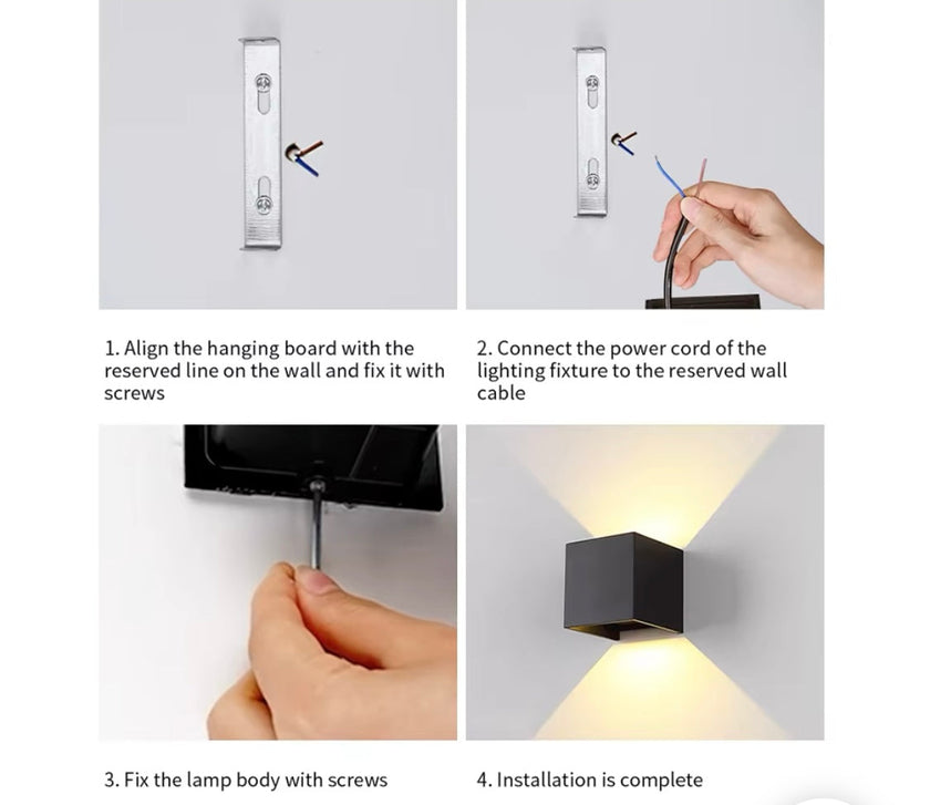 Captain | Versatile Adjustable LED Wall Lamp with Sensor – Suitable for Indoor and Outdoor Spaces