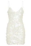 FJØRNA Studio | Sequin Micro Mini Dress with Spaghetti Straps