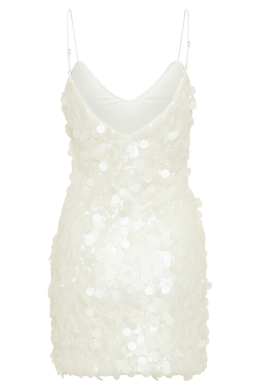 FJØRNA Studio | Sequin Micro Mini Dress with Spaghetti Straps