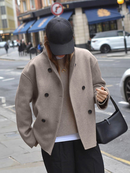 Lina | Extra-Large Wool Overcoat