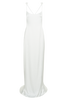 FJØRNA Studio | Satin Bridal Gown with 3D Floral Straps and Low Back