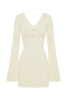 FJØRNA Studio | Retro Crochet Mini Dress with Bell Sleeves