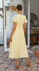 Elodie – Puff Sleeve Maxi Dress with Vintage Charm