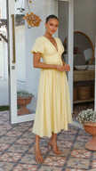 Elodie – Puff Sleeve Maxi Dress with Vintage Charm