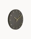 Shae | Modern Wall Clock in Grey Wood Look