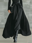 Black Satin Maxi Dress | Evening Dress