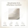FJØRNA women's summer knit top, breathable casual blouse with a relaxed fit, perfect for warm weather.