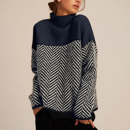 Mira | Stylish and Cozy Vegan Wool Roll Neck Jumper