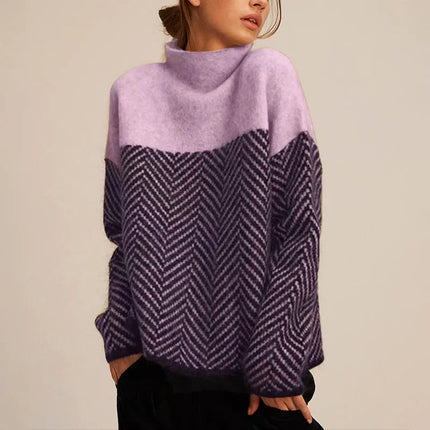 Mira | Stylish and Cozy Vegan Wool Roll Neck Jumper