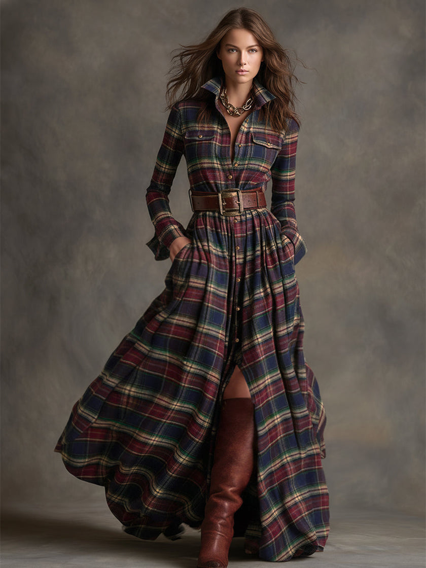 FJØRNA brown maxi dress for casual wear, flowing fabric, sleeveless design, and relaxed fit perfect for everyday style.