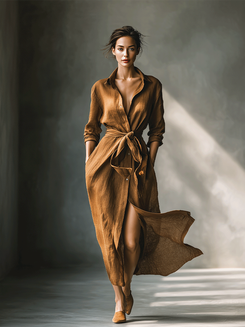 Brown Maxi Dress For Women