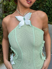 Butterfly Cut Out Women's Maxi Dress - Summer & Special Occasions