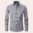 Liam | Men’s Dress Shirt Blue Size L Stretch Fabric