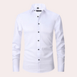 Liam | Men’s Dress Shirt Blue Size L Stretch Fabric