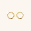 Chloe | Classic Round Hoops - Earrings