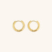 Chloe | Classic Round Hoops - Earrings