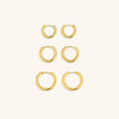 Chloe | Classic Round Hoops - Earrings