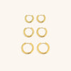 Chloe | Classic Round Hoops - Earrings