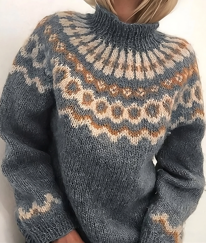 Cozy Turtleneck Sweater Wool - 4