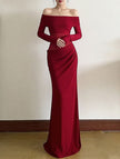 Elegant white French-style slim-fit dress by FJØRNA, shown on a model, highlighting its tailored design and sophisticated silhouette.