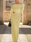 Elegant white French-style slim-fit dress by FJØRNA, showcasing a fitted silhouette and classic design.