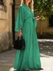 Elegant slim fit white women’s dress by FJØRNA, showcased in a stylish design perfect for formal occasions.