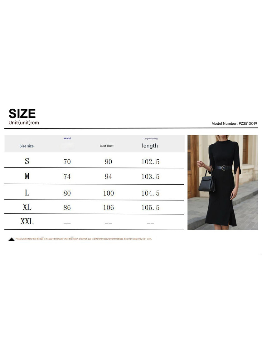 FJØRNA Office Slim Waist White Midi Dress, elegant sleeveless dress with fitted waist and midi length for professional or formal occasions.