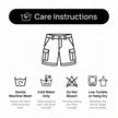 Men's outdoor performance cargo shorts by FJØRNA with zippered pockets and comfortable fit, suitable for active outdoor activities.