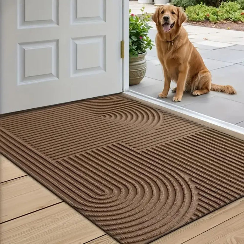 Geometric Wave Doormat