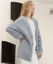 Cozy Cardigan Sweater with Stand Collar - 10