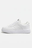 FJØRNA men's white walking shoes with breathable, flexible design and cushioned sole, ideal for casual wear