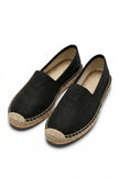 Men's linen espadrille shoes by FJØRNA, slip-on lightweight summer footwear with breathable fabric and casual style.