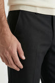 Men's FJØRNA straight chino trousers featuring a structured, smart business design, shown in a tailored fit with classic styling.