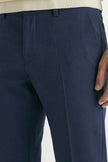 Men's FJØRNA straight chino trousers, smart structured pants with tailored fit, ideal for business and casual wear.