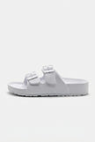 FJØRNA men's adjustable strap cushioned summer casual sandals with breathable straps and comfortable sole, ideal for warm weather.