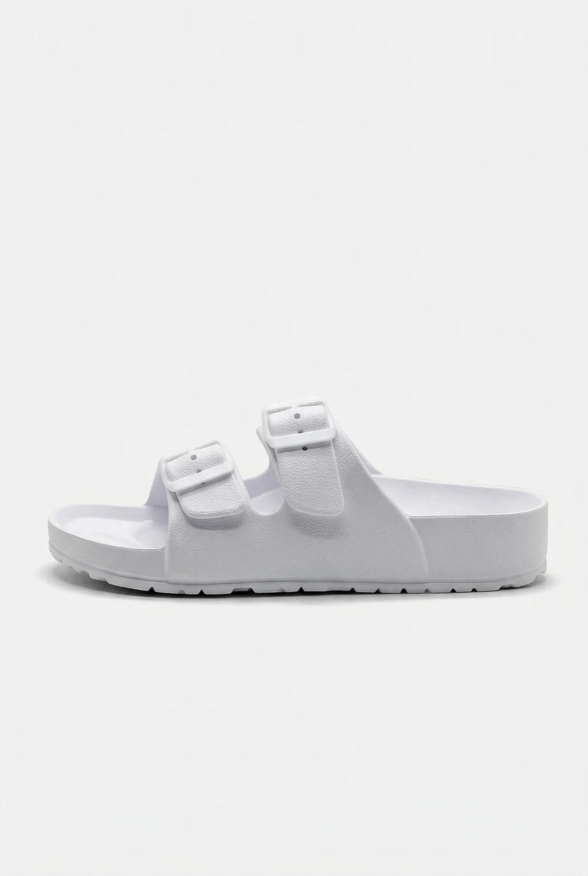 FJØRNA men's adjustable strap cushioned summer casual sandals with breathable straps and comfortable sole, ideal for warm weather.