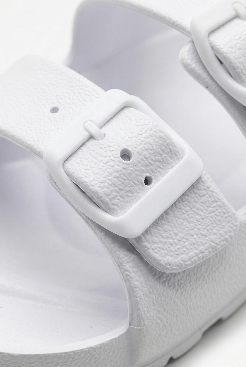 FJØRNA men's adjustable strap cushioned summer sandals with casual design, featuring supportive straps and comfortable soles.