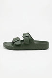 FJØRNA men's adjustable strap summer sandals with cushioned soles, casual footwear for comfortable warm-weather wear.