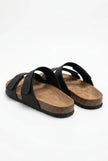 FJØRNA men's two-strap summer sandals with adjustable straps and memory foam midsole, showcasing comfortable footwear for men.