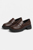 FJØRNA women's chunky loafers with block sole and platform design, perfect for spring casual and statement footwear.