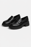 FJØRNA women's chunky loafers with block sole and platform design, perfect for spring, showcasing stylish footwear for women.